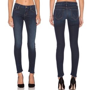 MOTHER Dark Indigo The Looker No Play Skinny Jeans 30